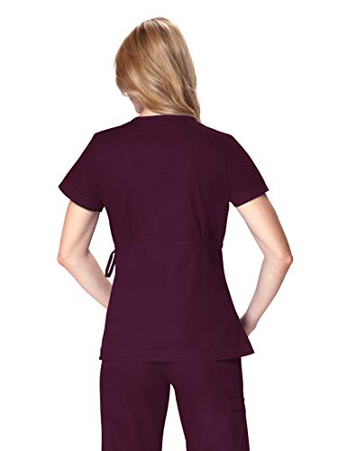 Cincinnati Bengals Mock Wrap Scrub Top For Women