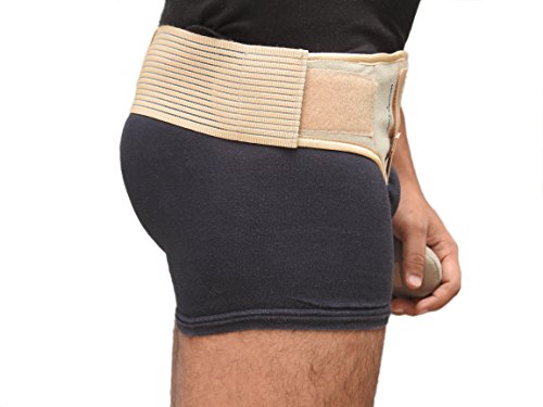 Wonder Care- Inguinal Hernia Support Truss for Single Inguinal or Sports  Hernia with one Removable Compression Pads & Adjustable Groin Straps  Surgery