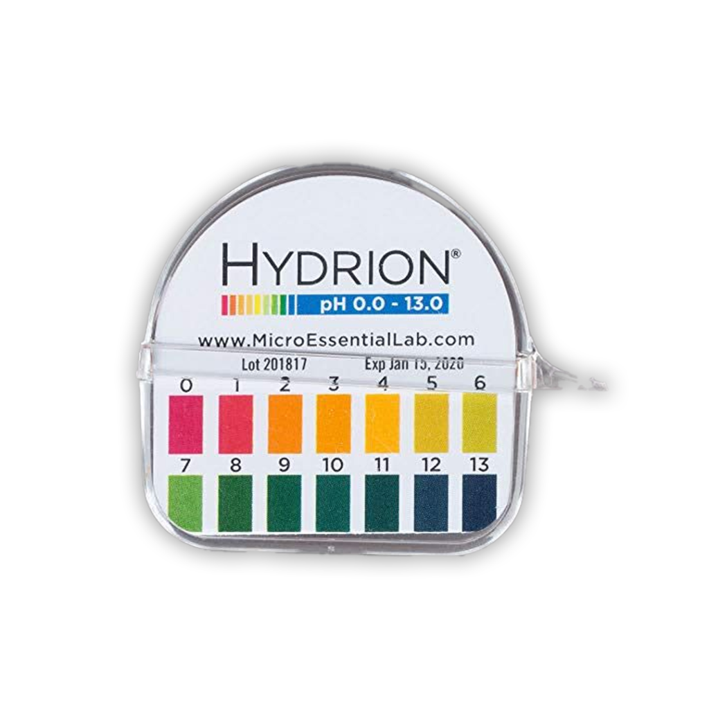 Hydrion Ph paper (93) with Dispenser and Color Chart – Full range