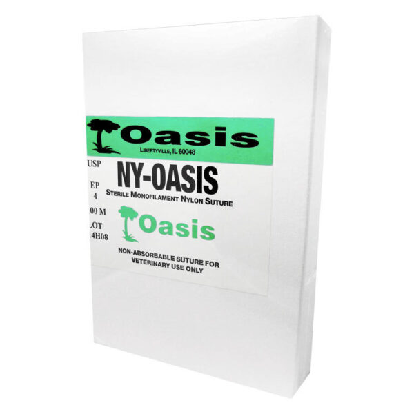Consumables Oasis Nylon Suture Cassette, Size 2-0, 100M, MF20