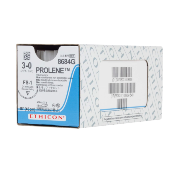 Website Ethicon Suture – 3-0 Prolene – Box of 24 – SBTO/SBTW