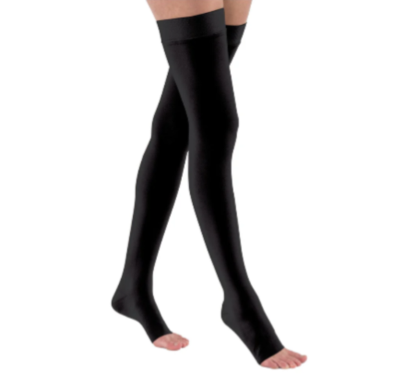 Website Medical Varicose Compression Stockings – Thigh High – Large – Black – SBTZ/SBTO