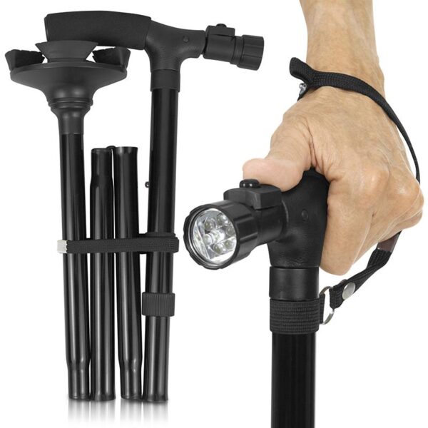 Website VIVE – LED Folding Cane Black – SBTZ/SBTO