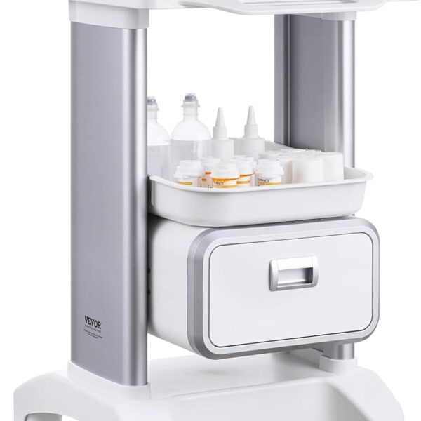 Office Ultrasound Cart with Wheels and Trays – SBTZ