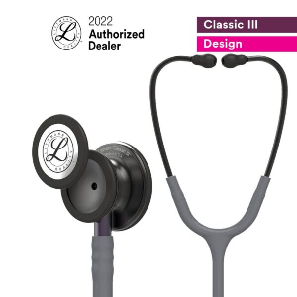 Littmann Classic III Monitoring Stethoscope - Grey/Smoke - SBTZ