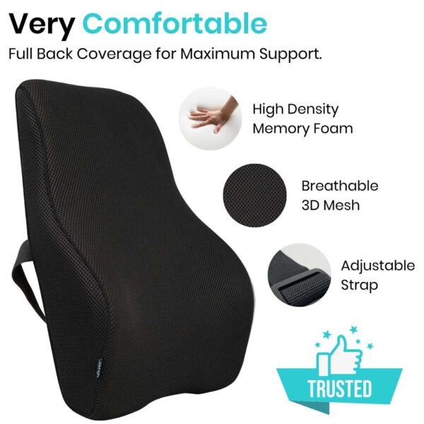 VIVE - Full Lumbar Cushion (Black) - SBTZ/SBTO