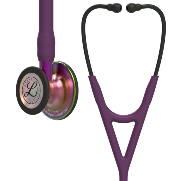 Littmann Cardiology IV Monitoring Stethoscope - Plum/Rainbow (Polished) - SBTZ